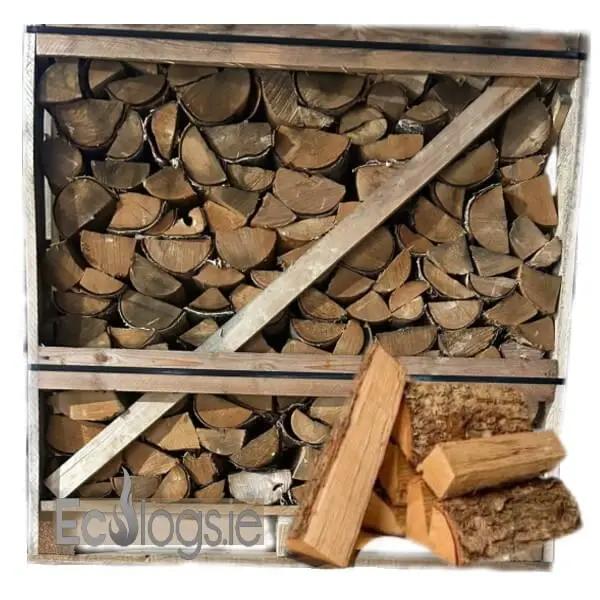 Premium Kiln Dried Oak Firewood Logs Standard 1.2m3 Crate