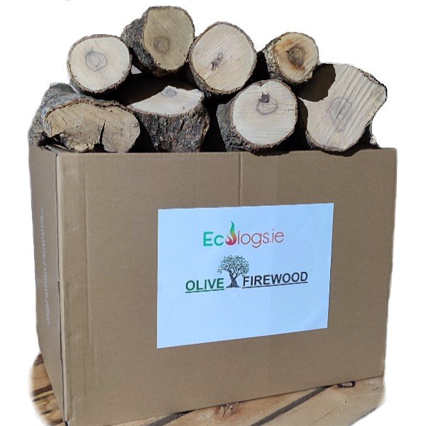 Olive Firewood Box 30 kg